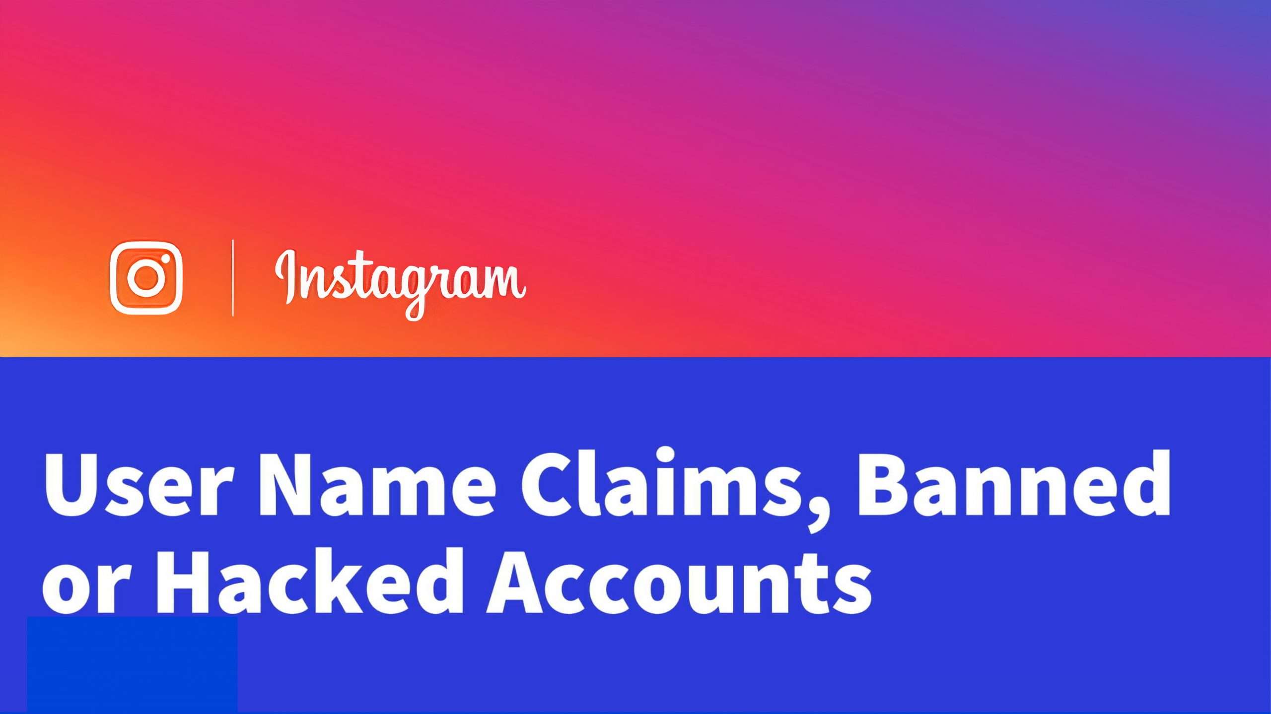 Recover Instagram - Hacked Accounts